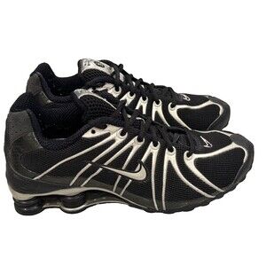 Vintage 2004 NIKE SHOX NZ 310153-001 Men's Black With Silver "Fingers" SZ 8.5